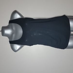 Forever 21 women's black tank top with lace small